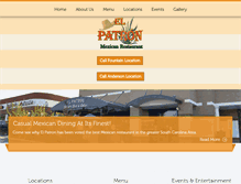 Tablet Screenshot of elpatronmexicano.com